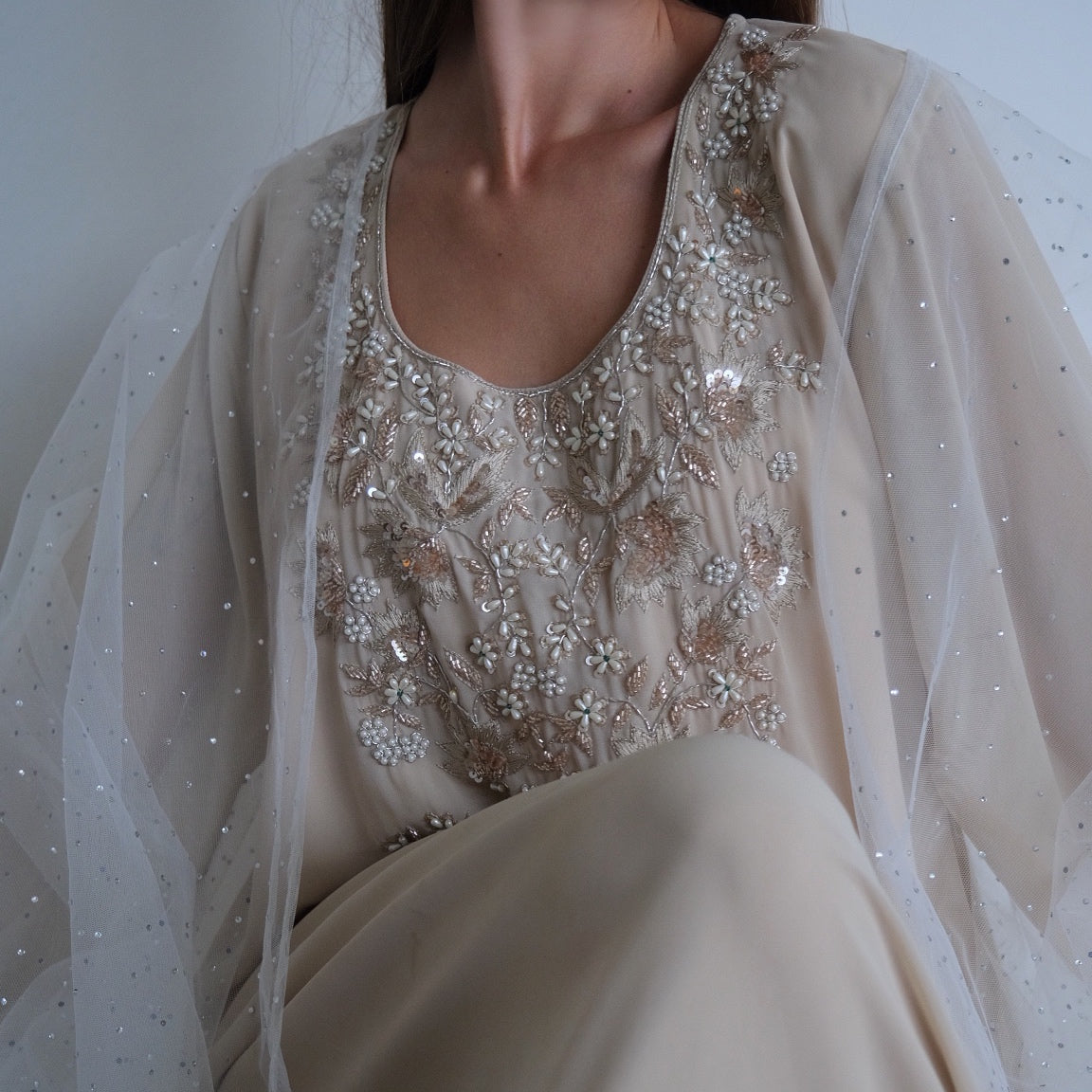 Tulle Abaya with Shaila