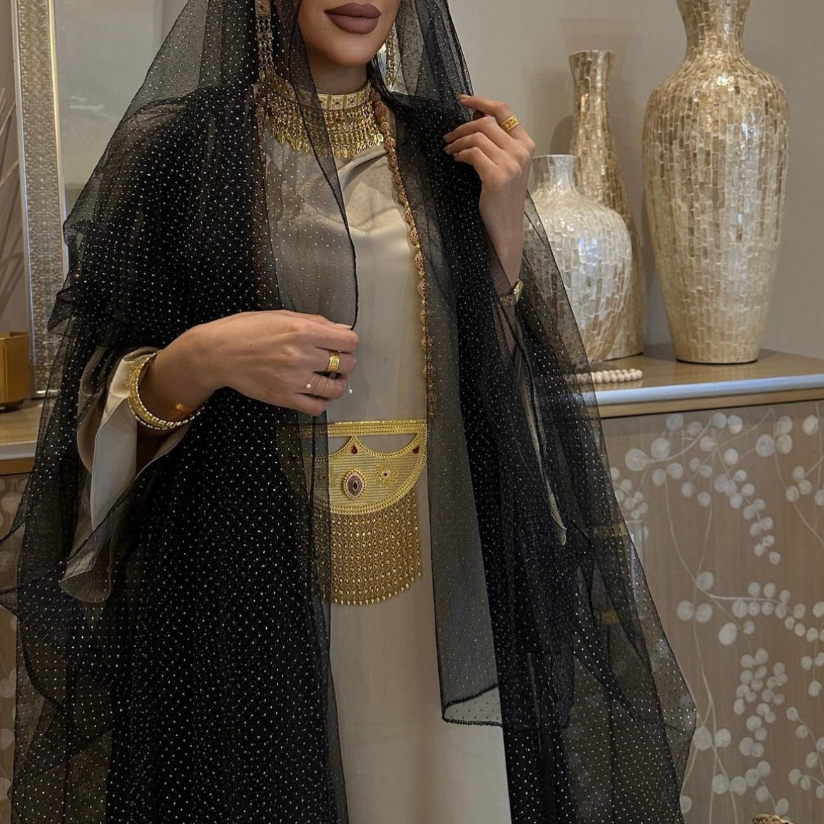 Tulle Abaya with Shaila