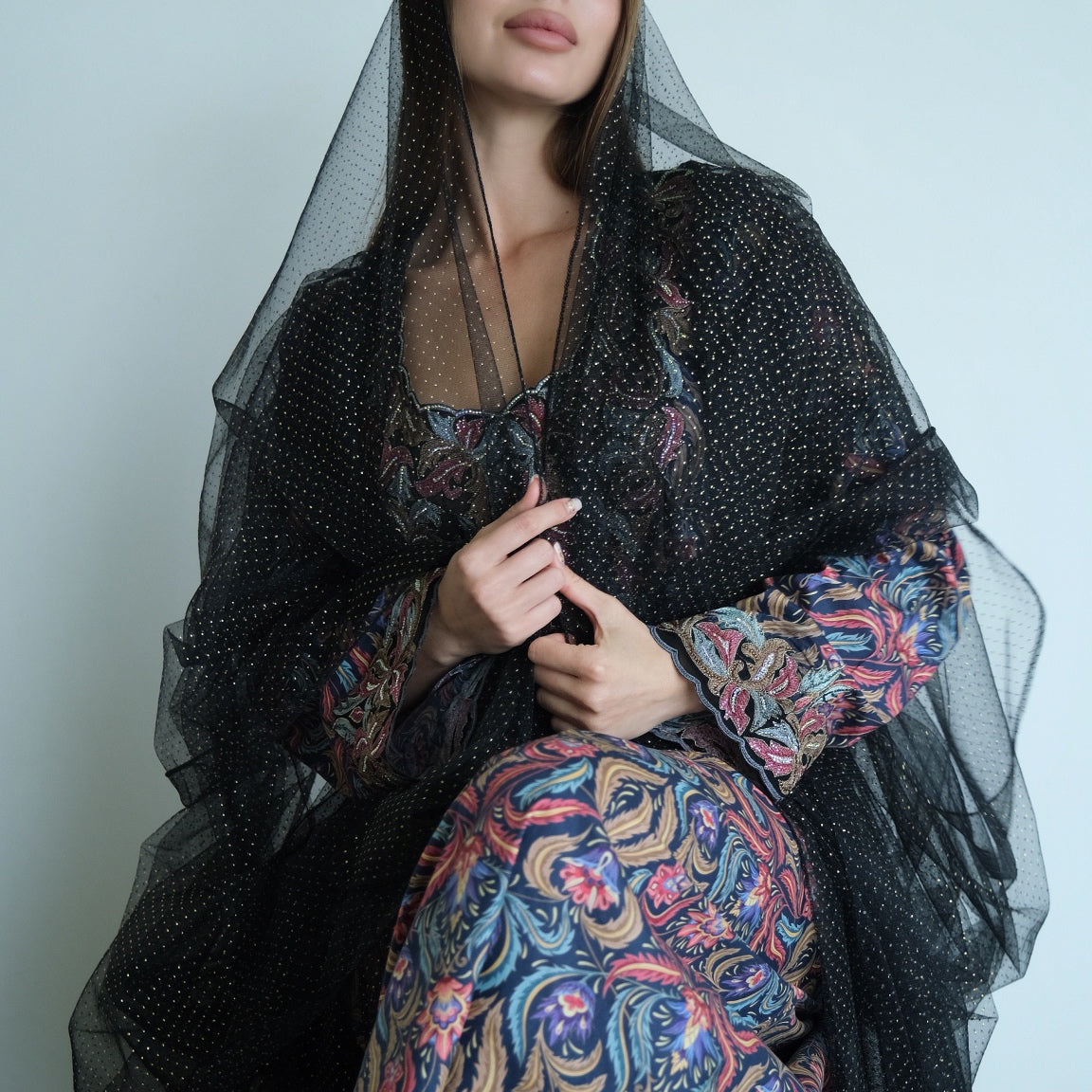 Tulle Abaya with Shaila